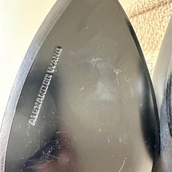 Alexander Wang Black Tall Leather Zip Sigrid Boot-38 - Picture 6 of 6